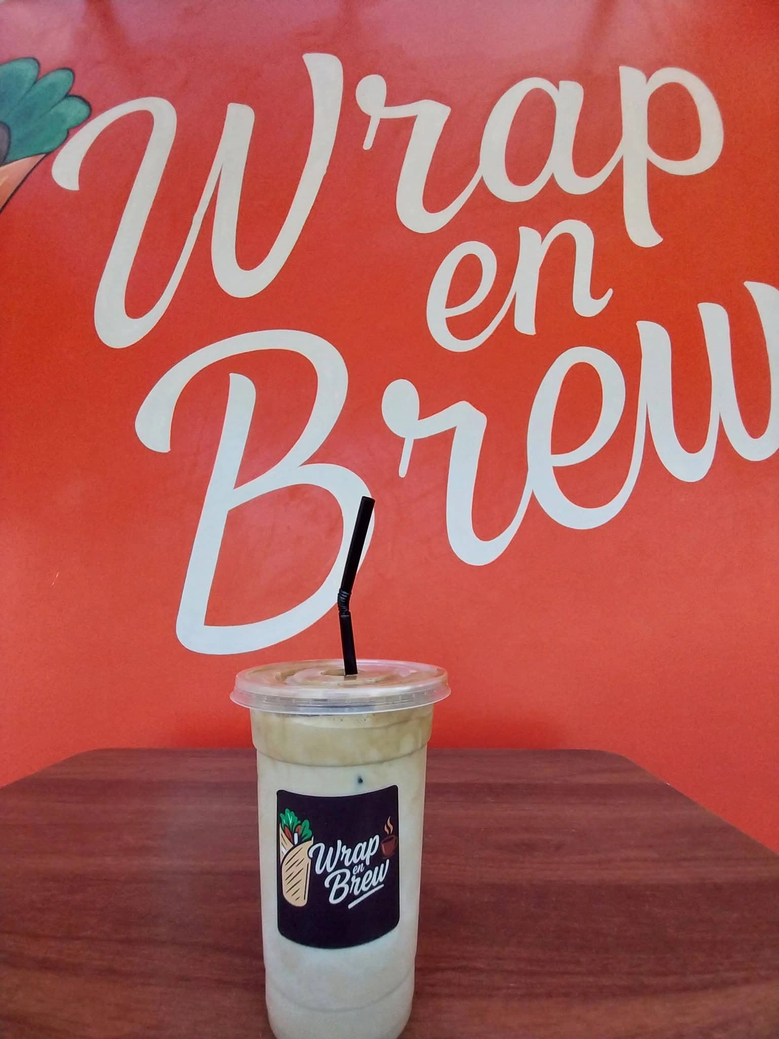 drink cup wall mural