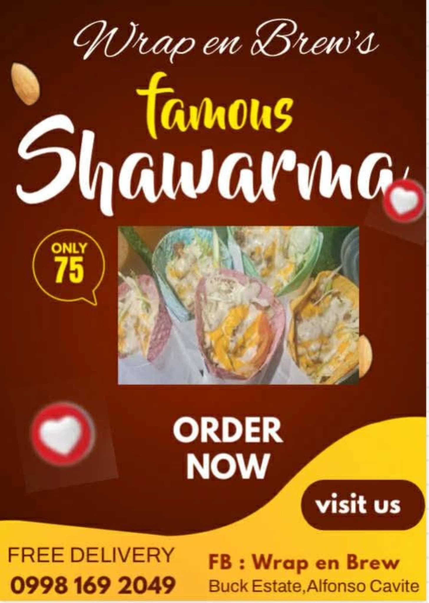 famous shawarma delivery promo
